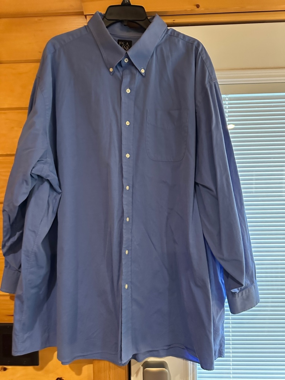 Classic Blue Button-Down Men's Shirt - Jos A Bank